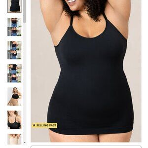 Shapermint Essentials All Day Every Day Scoop Neck Cami Black multiple sizes